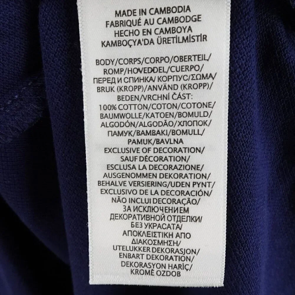 Polo Ralph Lauren Men's Slim Fit Lunar New Year Triple-Pony Polo Shirt Blue XL